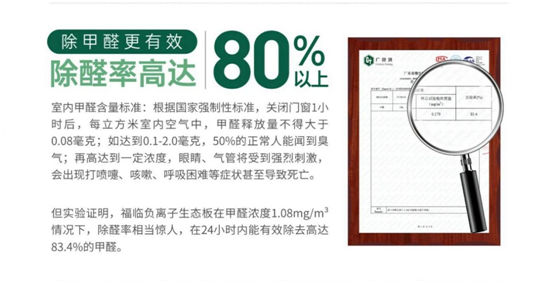 新房裝修時甲醛滿屋飛?福臨板材負離子輕松來應對!