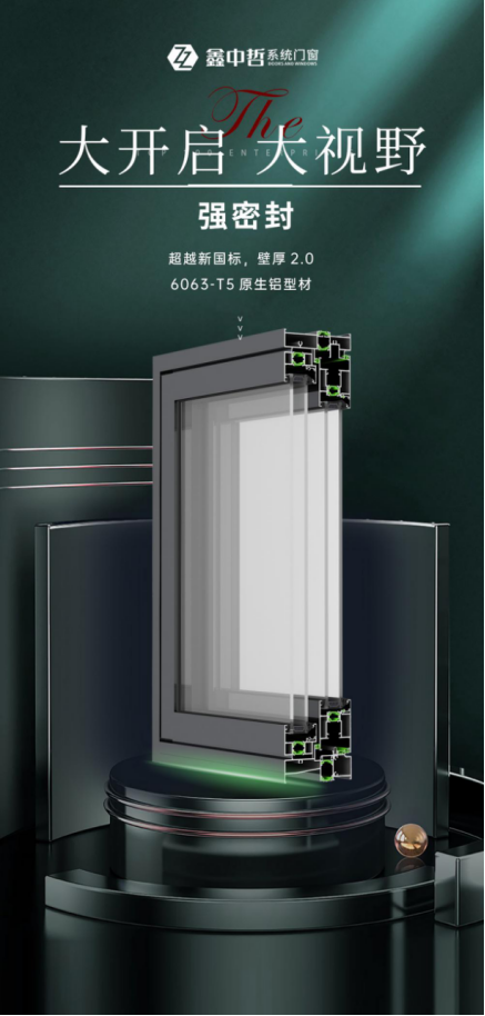 大開啟，大視野，極致密封——鑫中哲側(cè)壓窗，締造品質(zhì)家居新標(biāo)桿