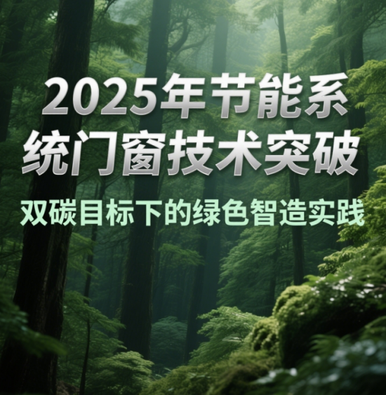 2025年節能系統中國門窗技術突破：雙碳目標下的綠色智造實踐