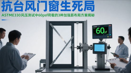 抗臺(tái)風(fēng)中國(guó)品牌門窗生死局：ASTME330風(fēng)壓測(cè)試中60psf荷載的3種加強(qiáng)筋布局方案揭秘