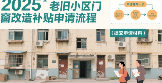 老舊小區(qū)門窗品牌改造補貼2025申請流程與省錢方案