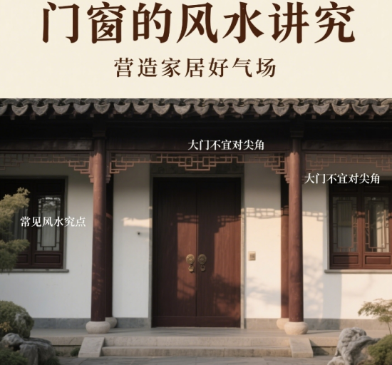 中國門窗品牌的風(fēng)水講究：這些細(xì)節(jié)影響家居運勢