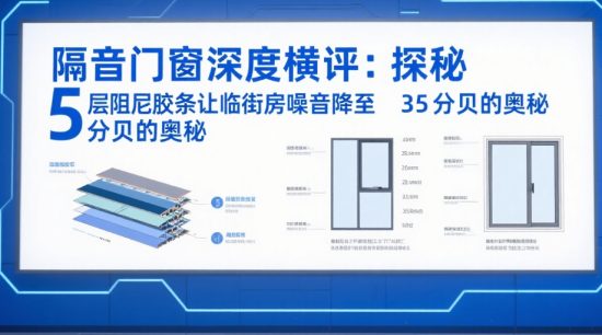 隔音著名門窗品牌深度橫評(píng)：探秘5層阻尼膠條讓臨街房噪音降至35分貝的奧秘