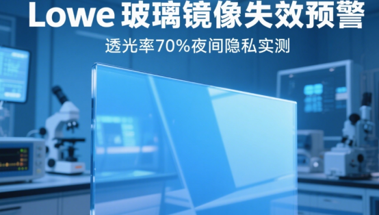 Lowe玻璃鏡像失效預(yù)警：透光率70%夜間隱私實測